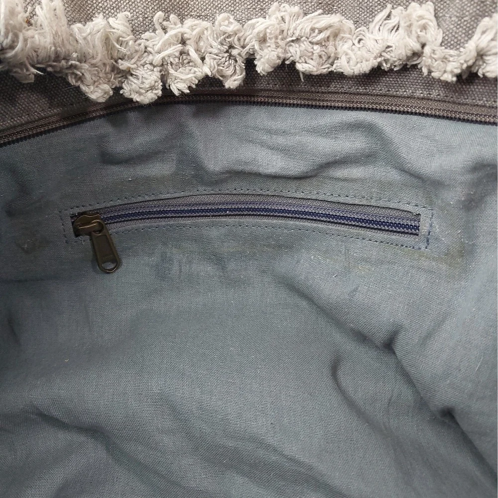 Vintage Addiction Boho Canvas Tote Bag 